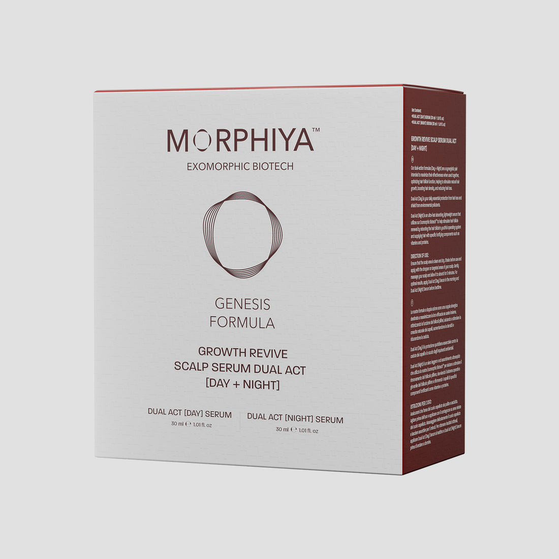 Morphiya Growth Revive Scalp Serum Dual Act (Day+Night)