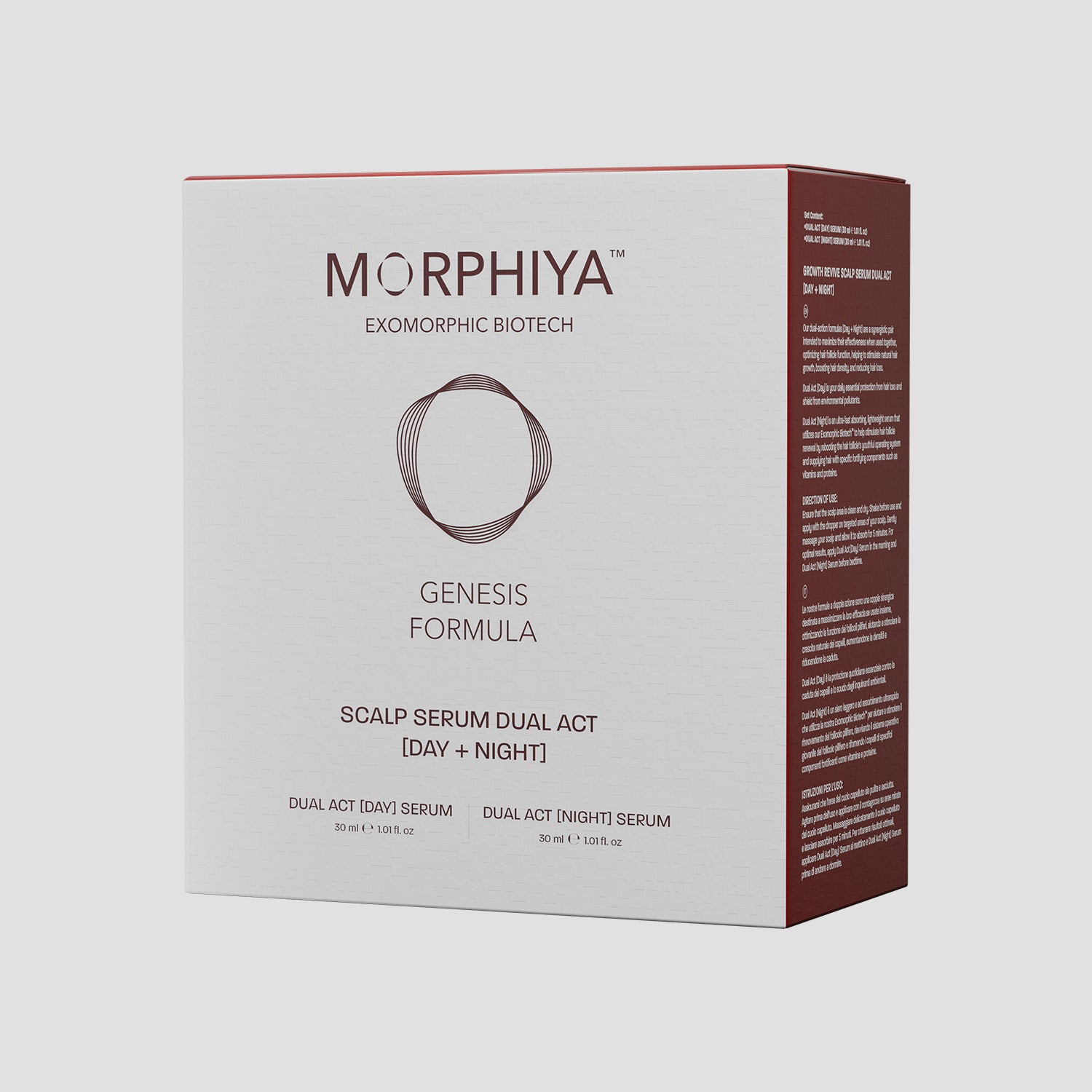 Morphiya Growth Revive Scalp Serum Dual Act (Day+Night)